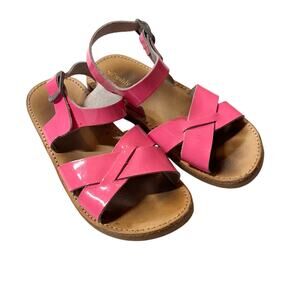 Freshly Picked Neon Pink Patent Leather Saybrook Sandals - 11